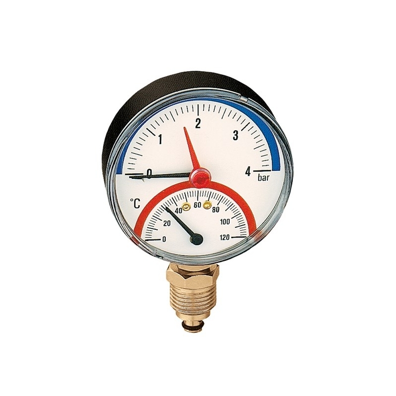 Termometro con attacco radiale 1/2" - Caleffi