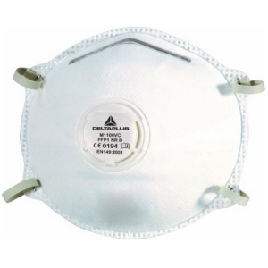 Mascherine FFP1 antipolvere con valvola - 12 pezzi