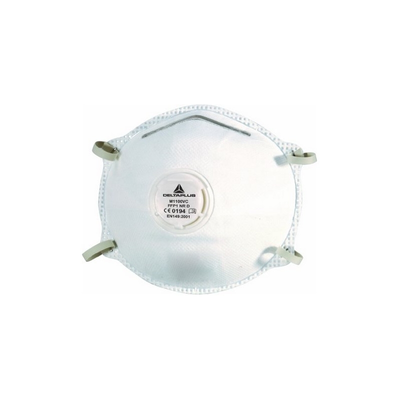 Mascherine FFP1 antipolvere con valvola - 12 pezzi