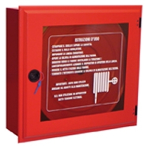 Naspo ad incasso DN 25 - Rosso-Bianco - Omologato
