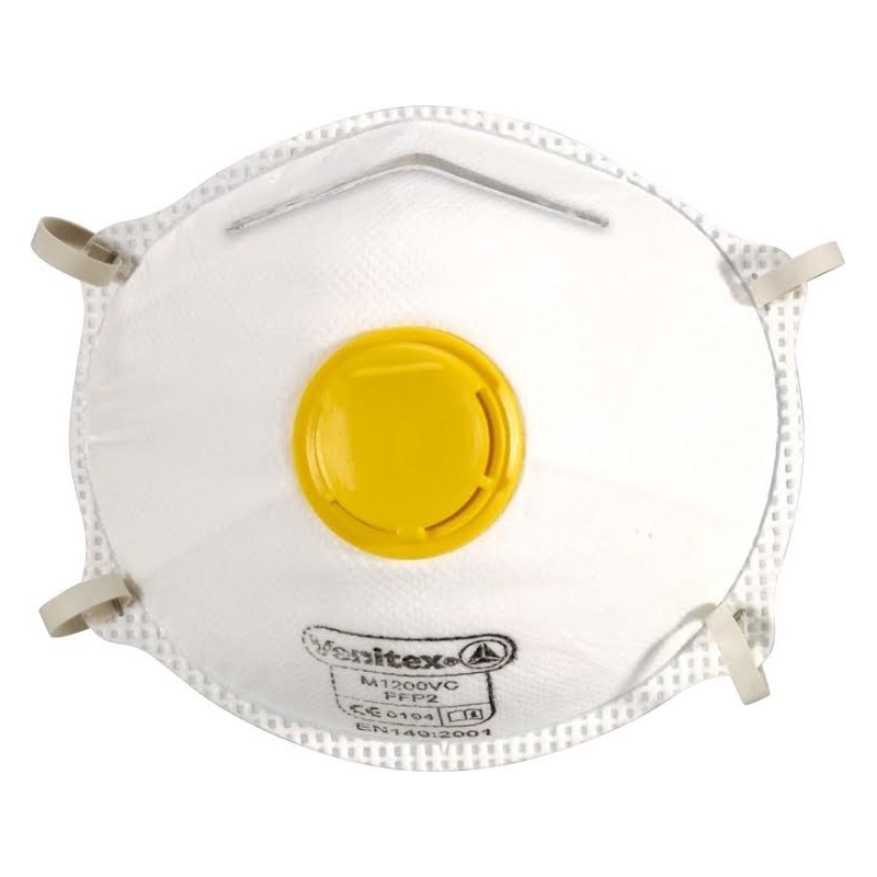 Mascherine FFP2 valvola - 10 pezzi - Venitex M1200