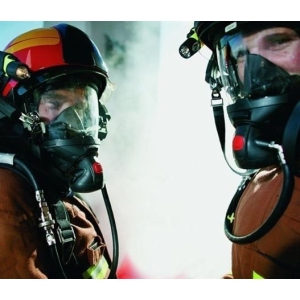 Maschera antincendio per autorespiratore Drager 7700