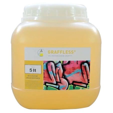 Rimuovere graffiti dal muro - Prodotto detergente - Graffless