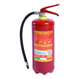 Estintore a polvere 6 kg - UNI 3/7 - 34A - 233 BC