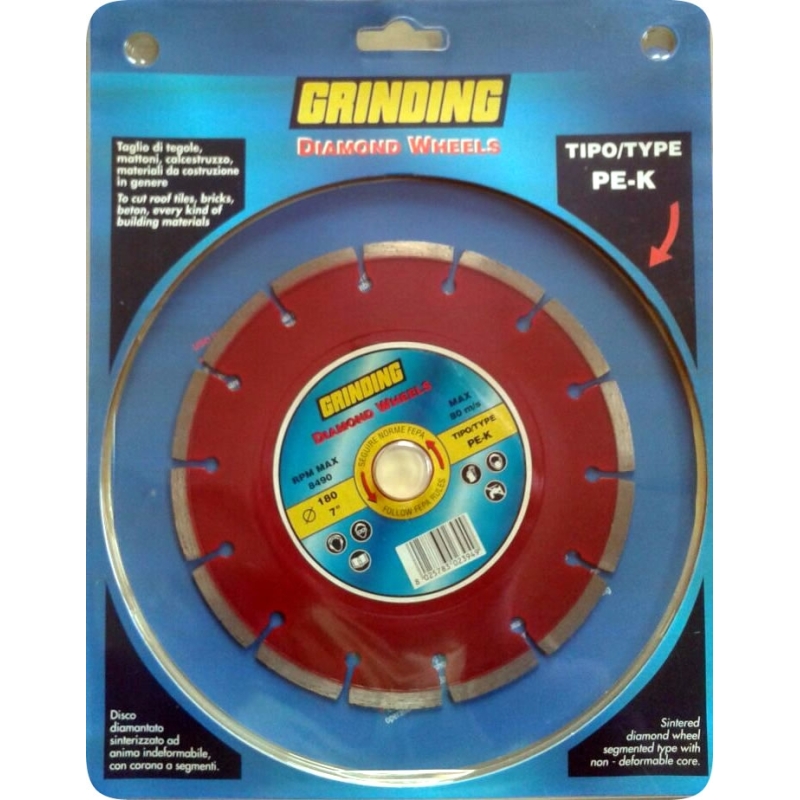 Disco diamantato per mattoni e calcestruzzo - Grinding