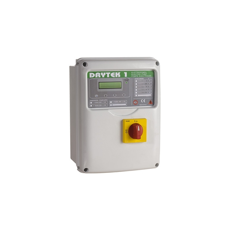Quadro elettrico pompe display
