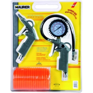 Kit aria compressa per compressore - pistola gonfiaggio - tubo - Murer