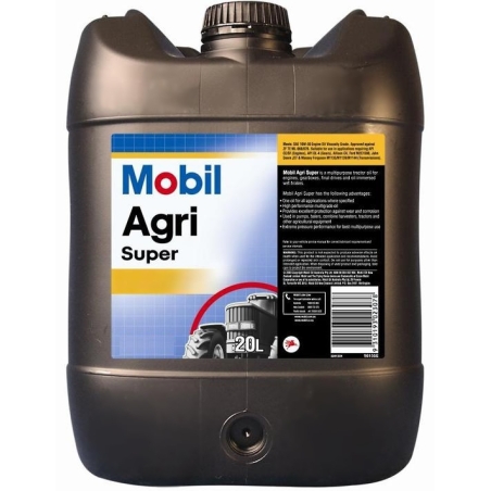 Mobil Agri Super 15W40 - Olio STOU trattore - John Deere - New Holland 