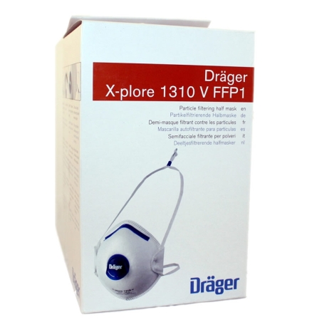 Mascherina FFP1 - Drager X-plore 1310 V classe - 10 pezzi