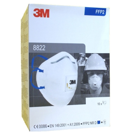Mascherine FFP 2 - 3M 8822 - 10 PEZZI