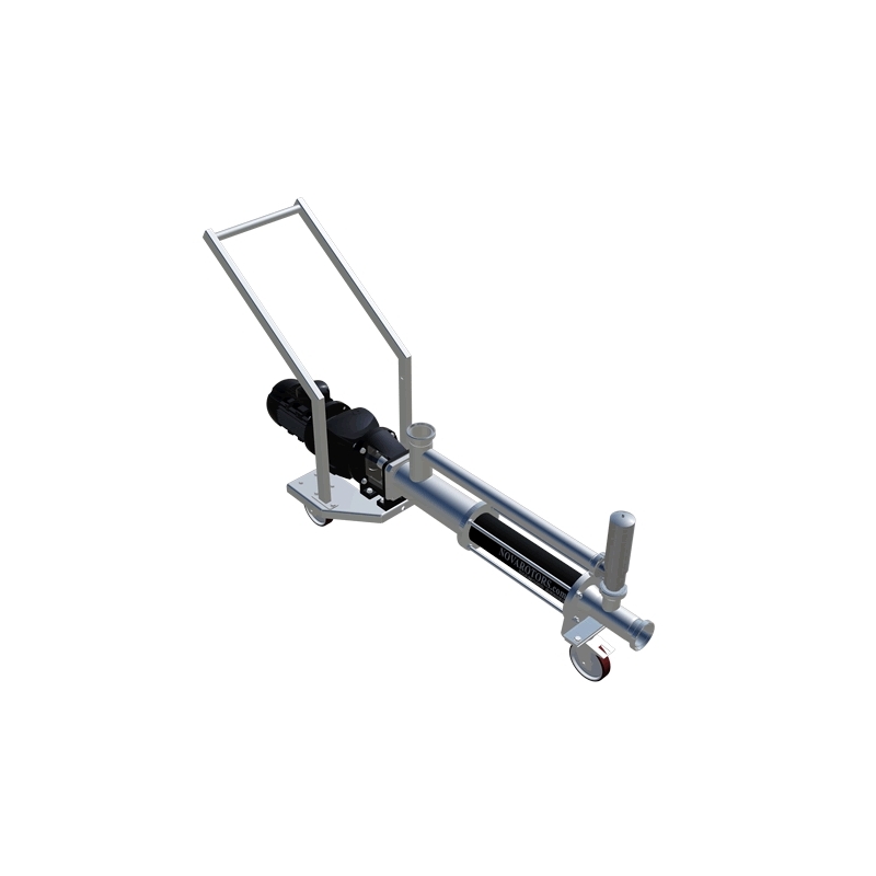 Pompa per vino in acciaio inox carrellata - professionale - DN-JN Nova Rotors