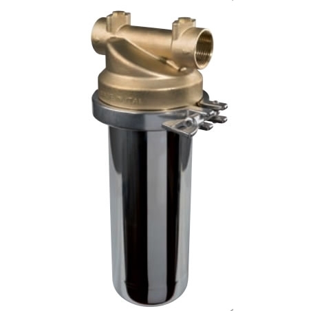 Contenitore testata in ottone bicchiere acciaio inox - FA-AF - Atlas