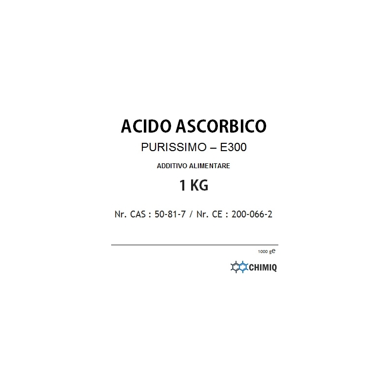 Acido Ascorbico - 1 kg - 25 kg