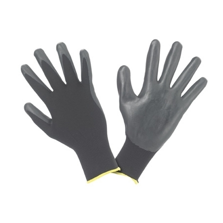 Guanto nero in nitrile elasticizzato - 5 paia - Honeywell