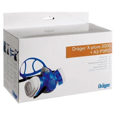 Semimaschera doppio filtro Drager X-plore 3300 