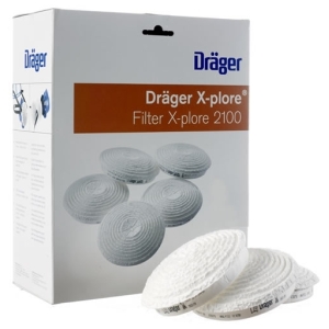 Semimaschera Drager X-plore 2100 con filtri