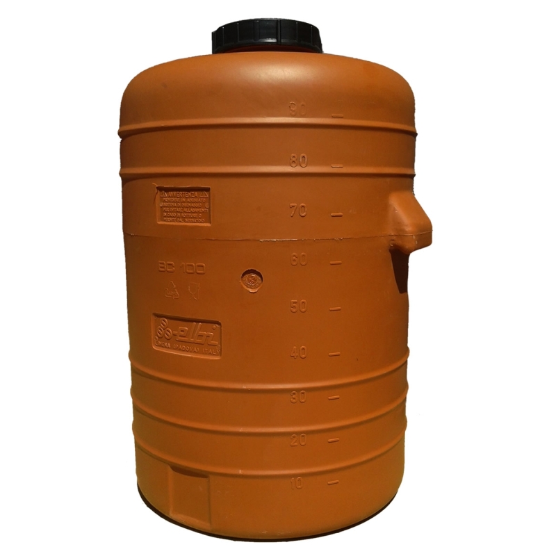 Barile fusto - acqua chimici alimentari - 100 litri - Elbi