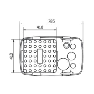 Mold 400 - Pozzetto acque reflue - Vortex - Acciaio Inox - 1 Hp