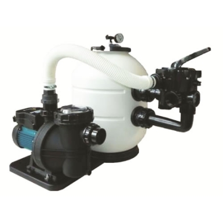 Iris - Impianto di filtrazione per piscina con filtro soffiante