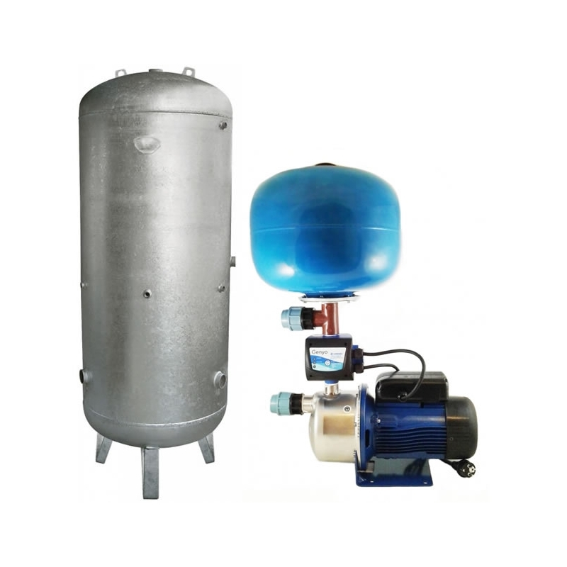 Impianto autoclave con serbatoio zincato ed elettropompa