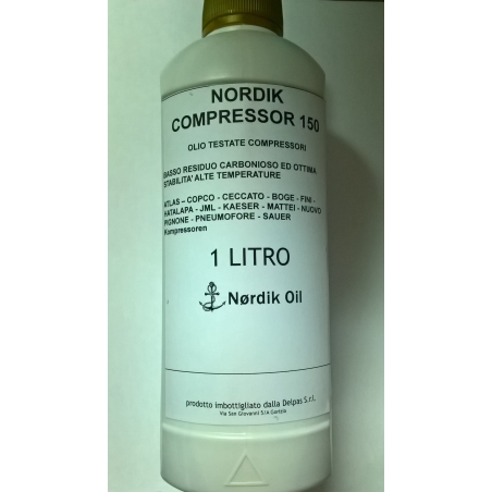 NORDIK COMPRESSOR 150 - Olio testate compressori - 1 litro