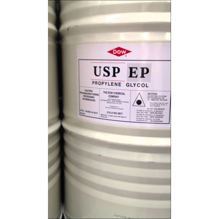 Fusto 215 kg - Glicole propilenico puro alimentare USP / EP - DOW
