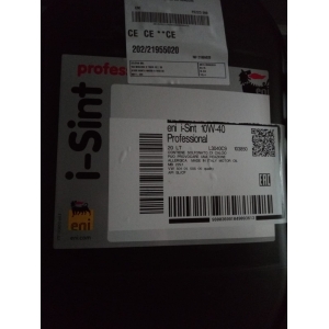 ENI I-SINT PROFESSIONAL 10W40 - 20 litri - ACEA A3/B4-08 API SL/CF