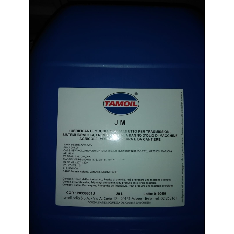 Olio UTTO SAE 10W30 Multifunzione JM - TAMOIL