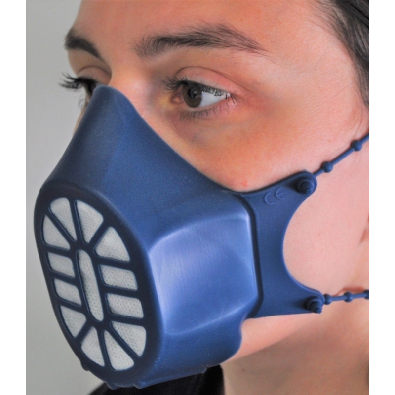 BERGAMASK KIT - MASCHERA CERTIFICATA IN SILICONE MEDICALE 