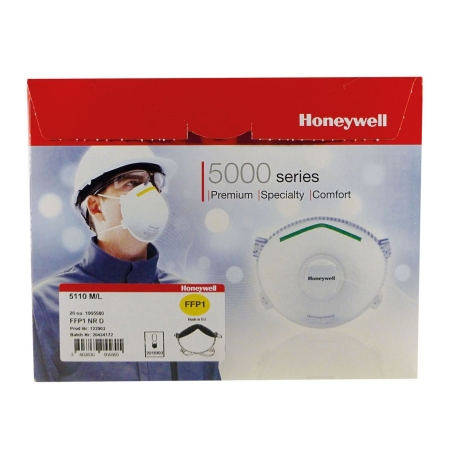 MASCHERINA ANTIPOLVERI NOCIVE HONEYWELL 5110 FFP1 S 20pz