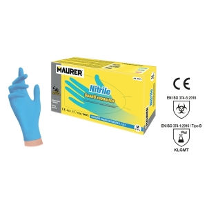 GUANTI IN NITRILE MAURER SUPERSENSIBILI TAGLIA L