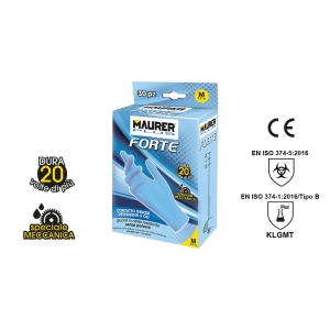 GUANTI IN NITRILE RESISTENTE FORTE - TAGLIA L