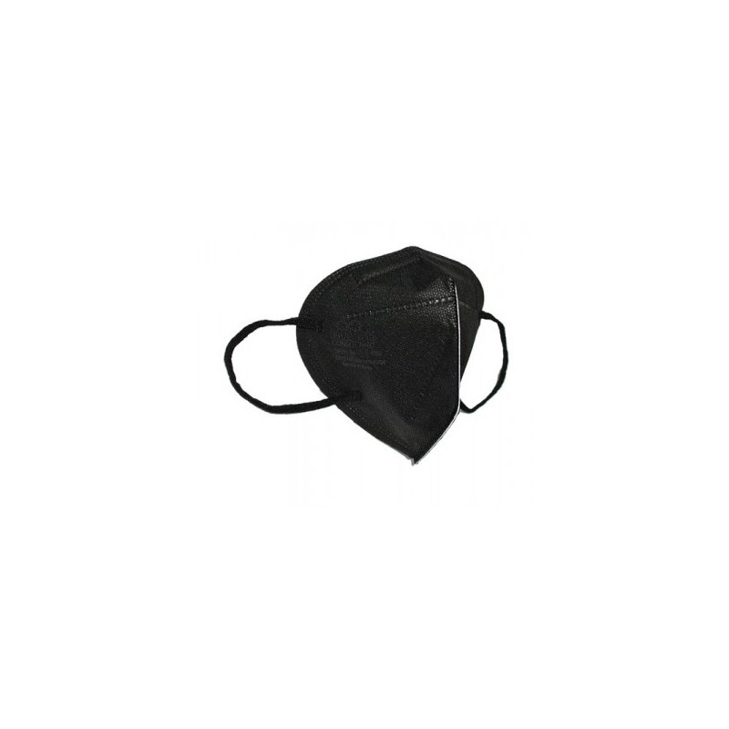 MASCHERINA FFP2 NERA SIRIA 20 - DISPOSITIVO FILTRANTE NON RIUTILIZZABILE - COLORE NERO - 1 PEZZO
