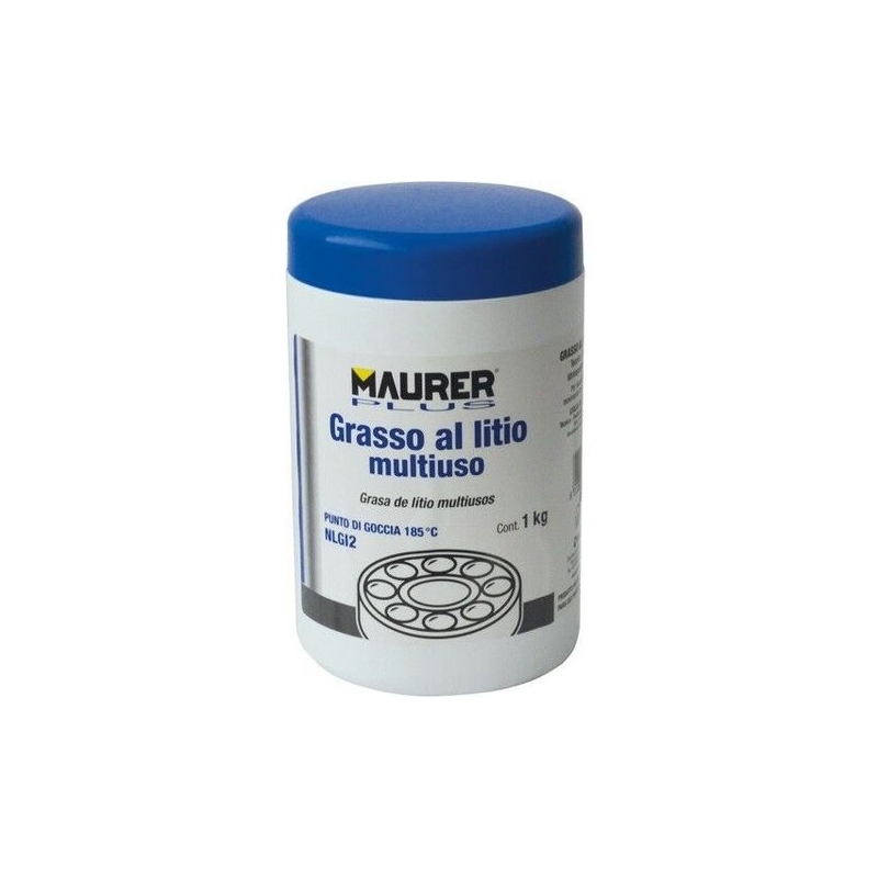 Grasso al litio multiuso maurer plus in barattolo 1 KG