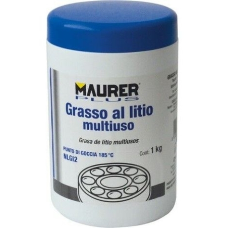 Grasso al litio multiuso maurer plus in barattolo 1 KG