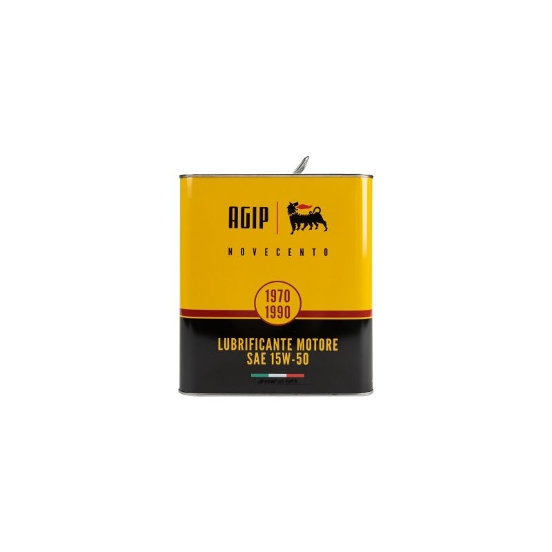 4 LITRI AGIP Novecento SAE 15W-50 Lubrificante motore auto d'epoca