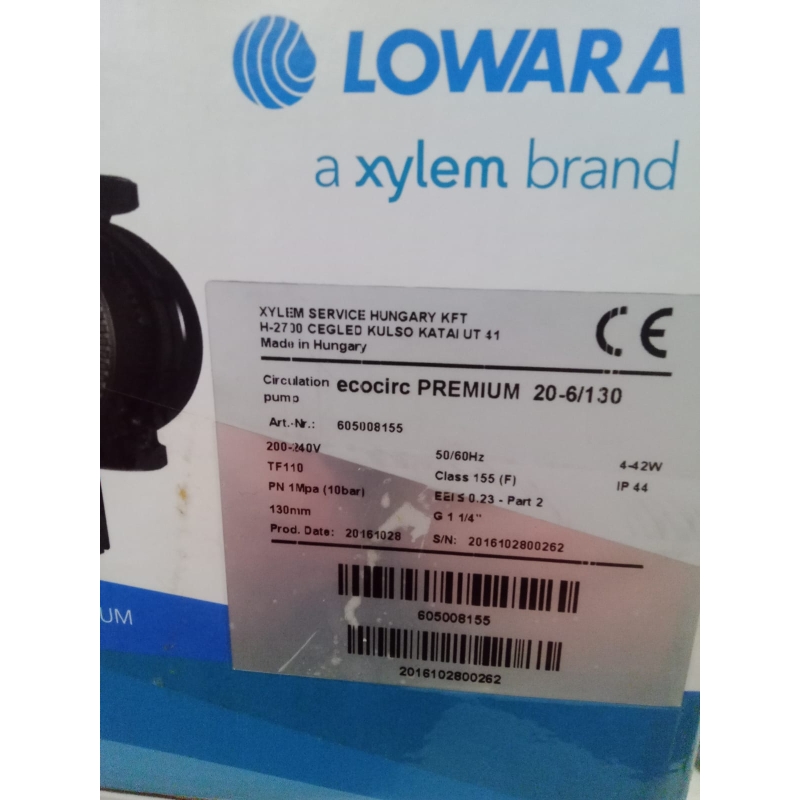 LOWARA ECOCIRC PREMIUM 20-6/130 (20 6 130)