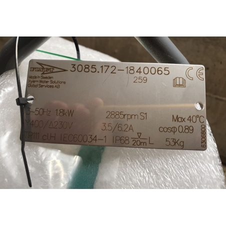 Pompa trituratrice FLYGT MF 3085.172 HT G.259 GRINDER