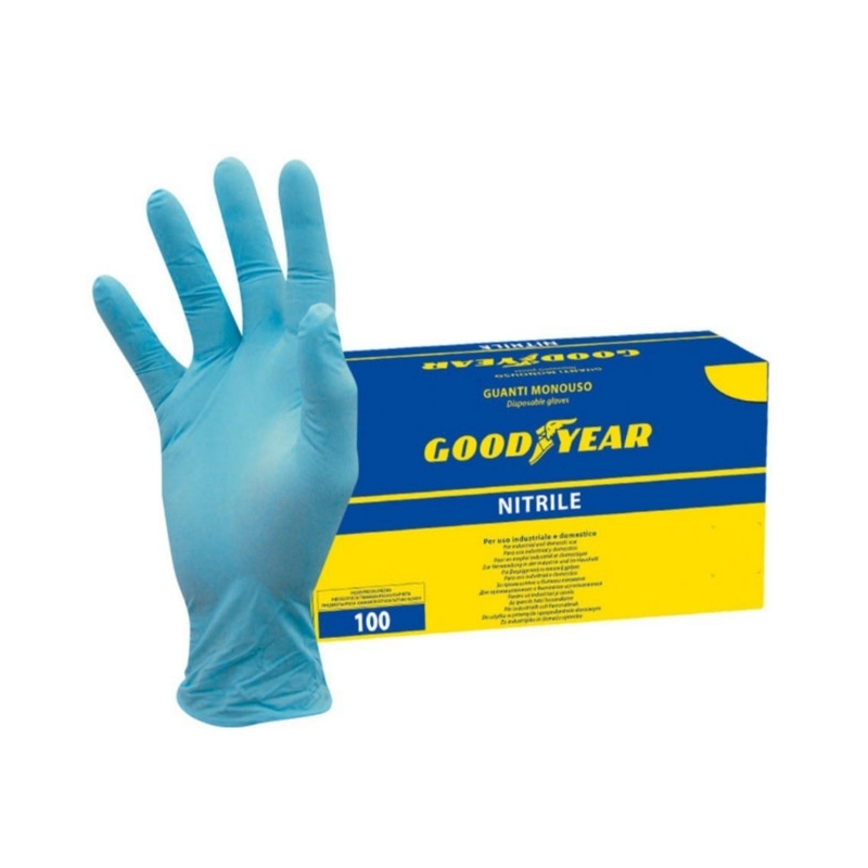 Guanti nitrile – Goodyear – Tg L – 120 paia