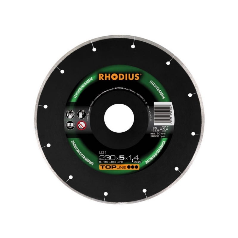 LD1 Rhodius - Disco diamantato per gres porcellanato
