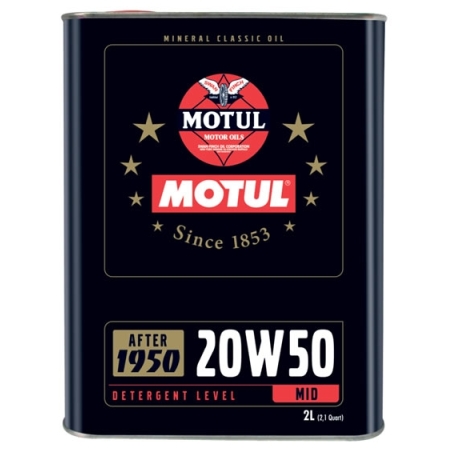 Motul SAE 50 - Olio auto storiche d'epoca